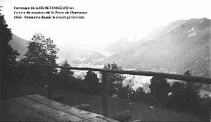COLO JEUNE FRANCE 1956 panorama depuis le chalet generaliste